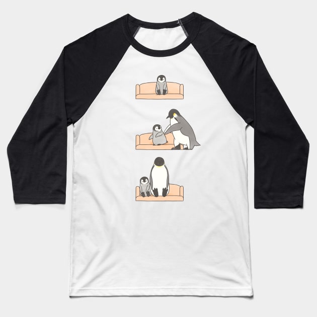 Sofa Baseball T-Shirt by sheba.drawing